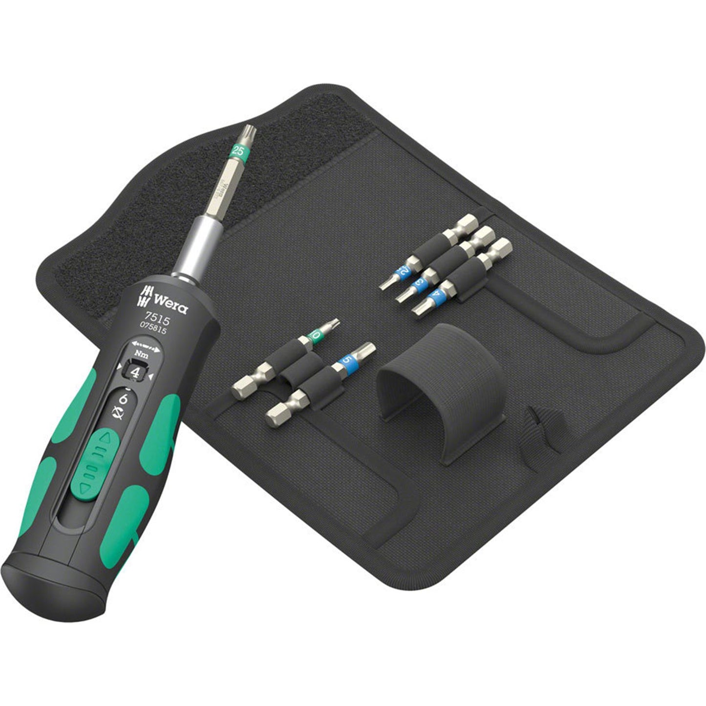 Wera 7515/7 Kraftform Bike 1 Safe-Torque Screwdriver and Bit Set [MPN: 5075850001]_1932012