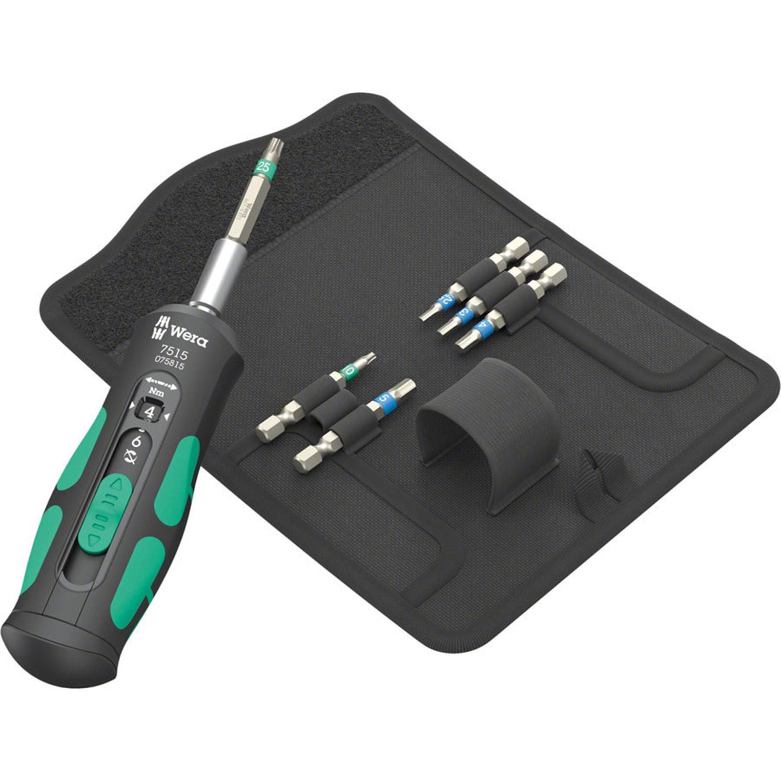 Wera 7515/7 Kraftform Bike 1 Safe-Torque Screwdriver and Bit Set [MPN: 5075850001]_1932012