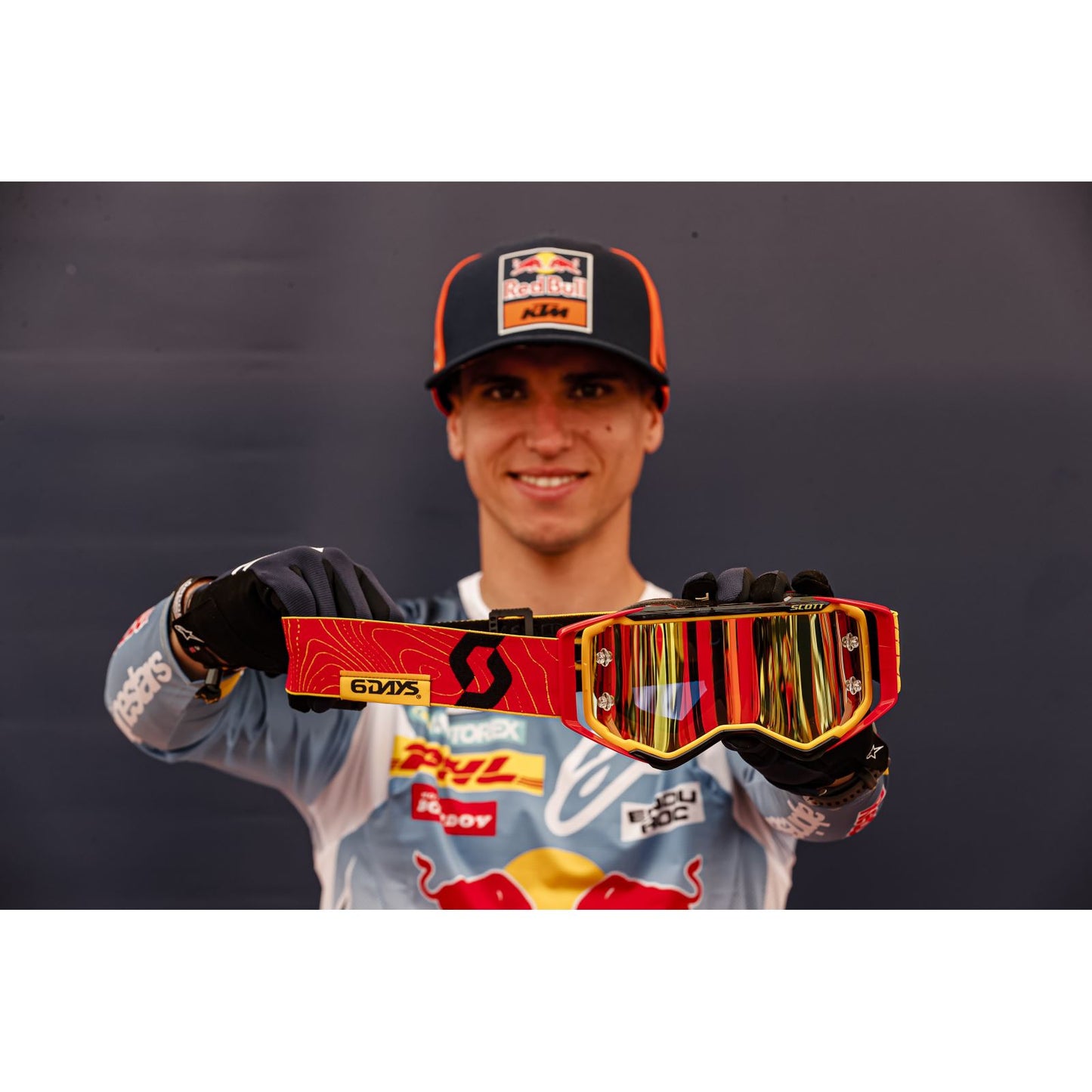 Scott Prospect Goggles - 6DAYS® Spain - Red/Yellow - Yellow Chrome 423028-1648289_1480285