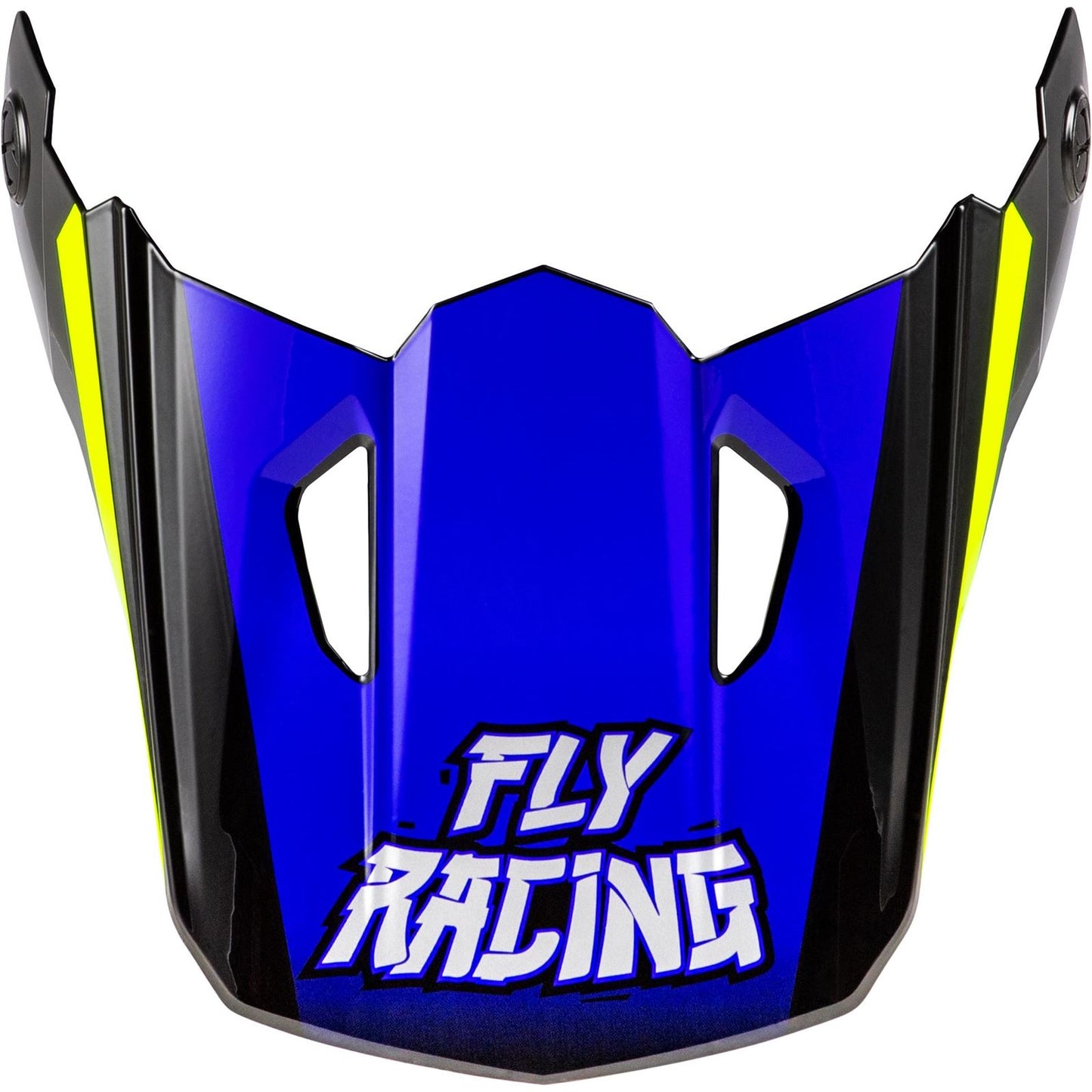 Fly Racing Youth Kinetic Scorched Helmet Visor - Blue/Grey/Hi-Vis - Small-Large 73-8674_1560504