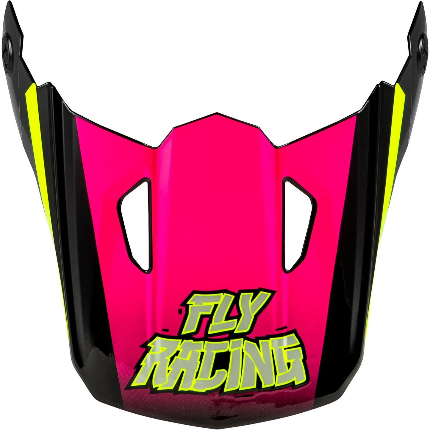 Fly Racing Youth Kinetic Scorched Visor - Neon Pink/Hi-Vis/Black - Small-Large 73-8675_1560505