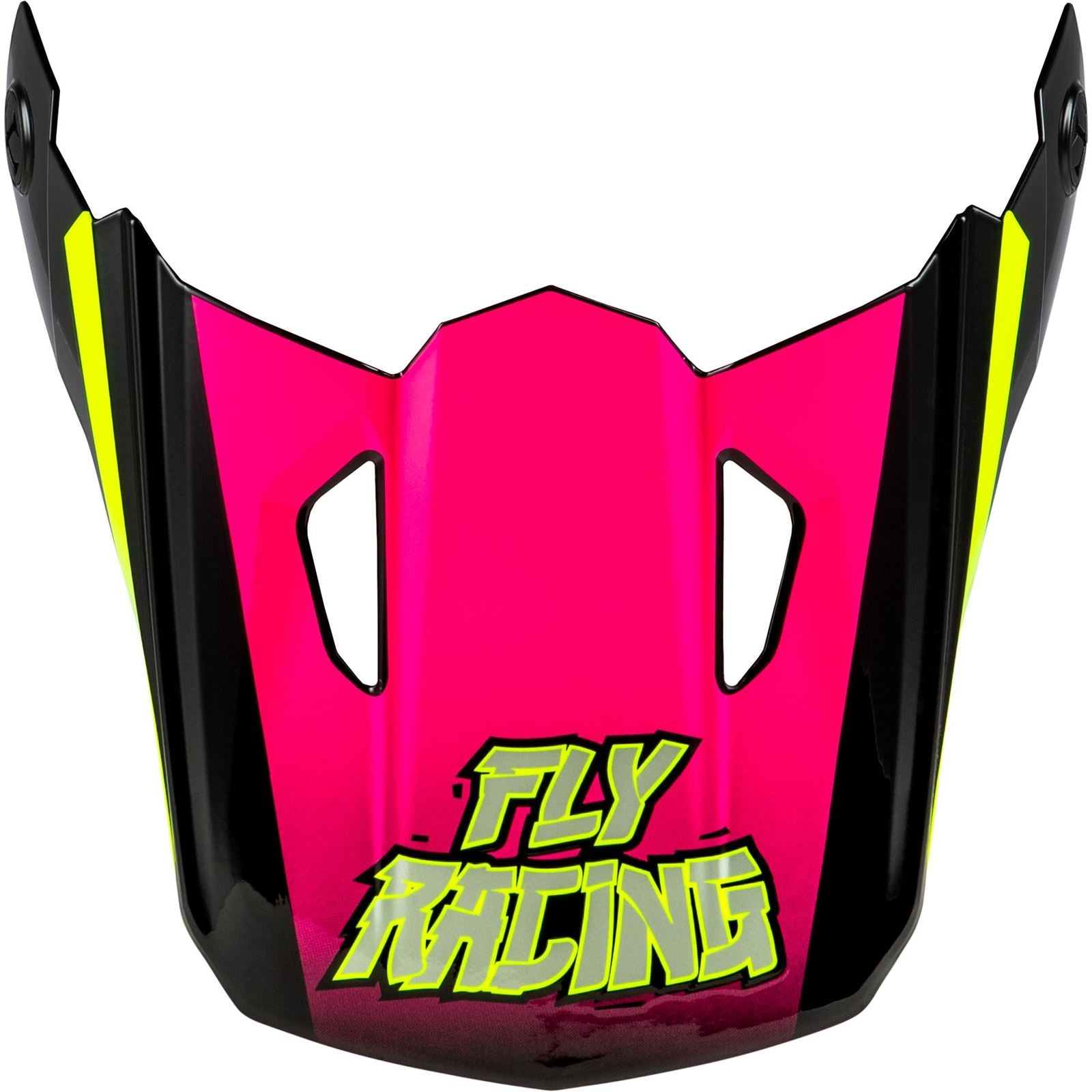 Fly Racing Youth Kinetic Scorched Visor - Neon Pink/Hi-Vis/Black - Small-Large 73-8675_1560505