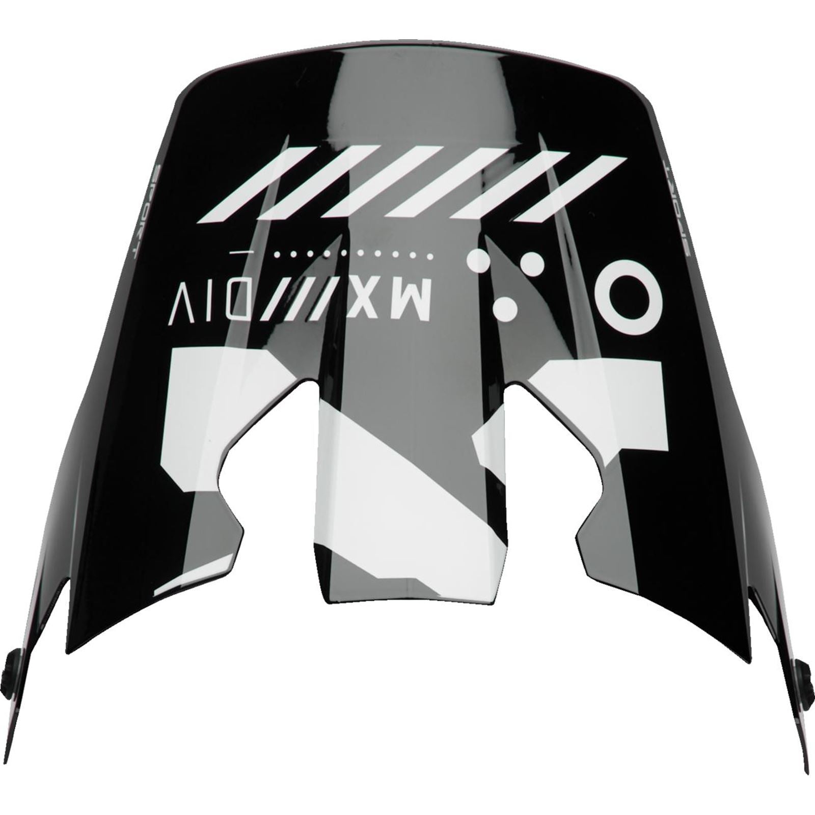 Thor Reflex Sport Visor - Strike - Black/Red 0132-1833_1490592