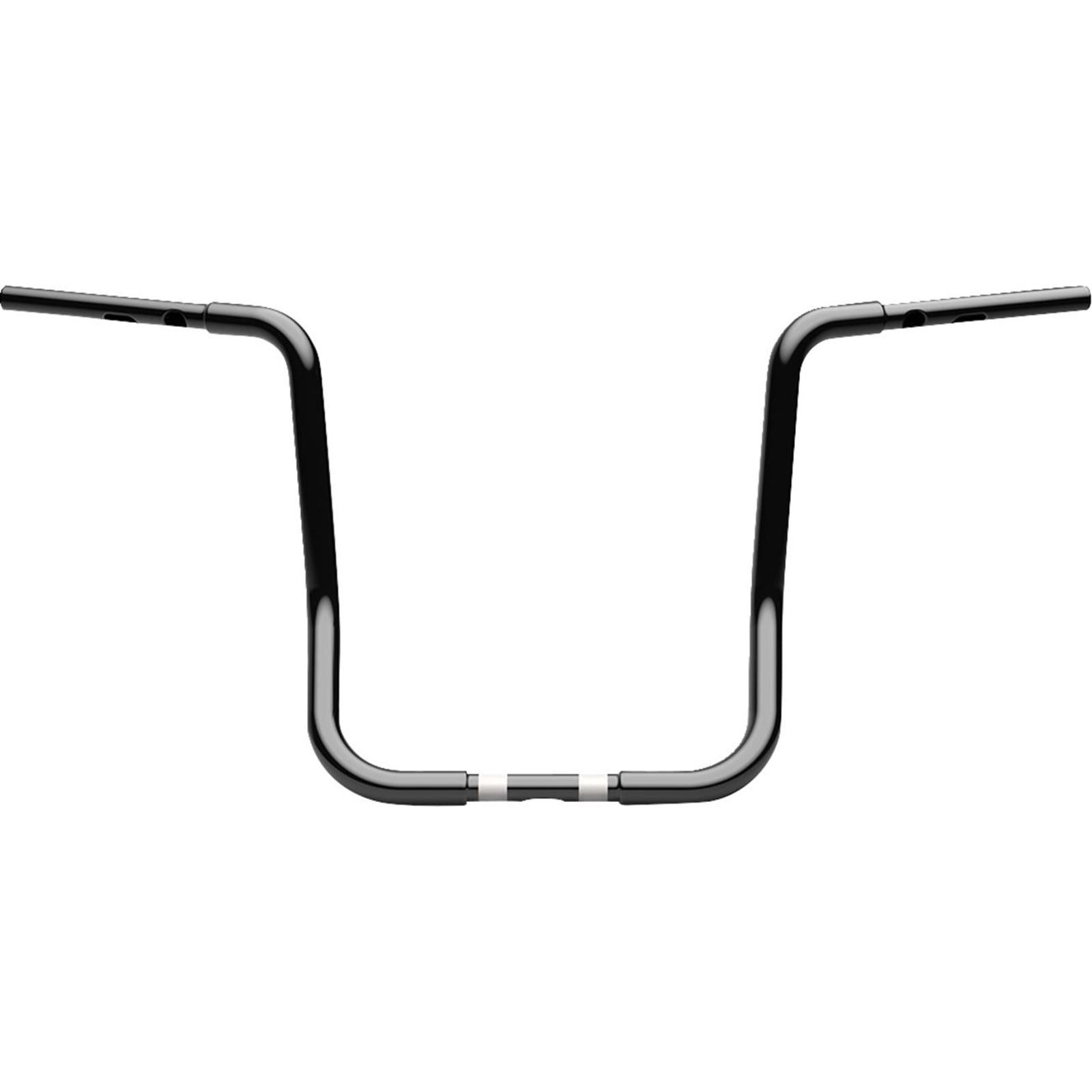 LA Choppers Handlebar - Twin Round - 1-1/4" x 16" - Black [MPN: LA-7347-16B]_1482603