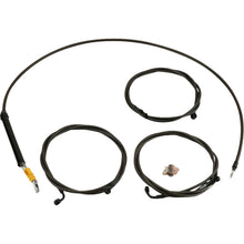 LA Choppers Cable/Brake Line Kit - Stock Ape Hanger Handlebars - Midnight [MPN: LA-8059KT-08M]_1480406