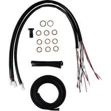 LA Choppers Handlebar Cable/Brake Line Kit - Complete - Midnight [MPN: LA-8059KT2-08M]_1523863