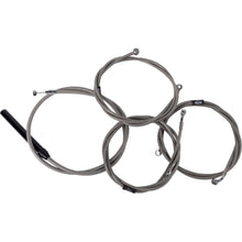 LA Choppers Handlebar Cable/Brake Line Kit - Complete - 15" - 17" Stainless [MPN: LA-8059KT2-16]_1523800