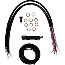 LA Choppers Handlebar Cable/Brake Line Kit - Complete - 18" - 20" Midnight [MPN: LA-8059KT2-19M]_1523807