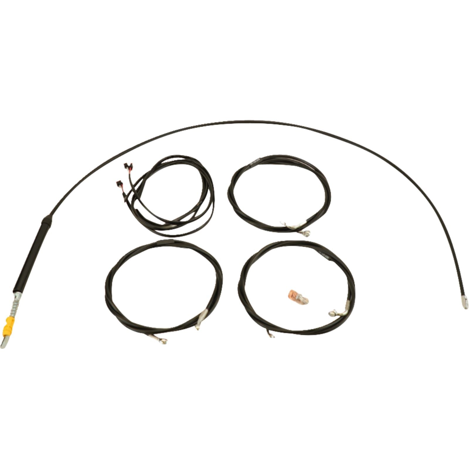 LA Choppers Cable Kit - Stock Handlebars - Black [MPN: LA-8059KT3-08B]_1480395