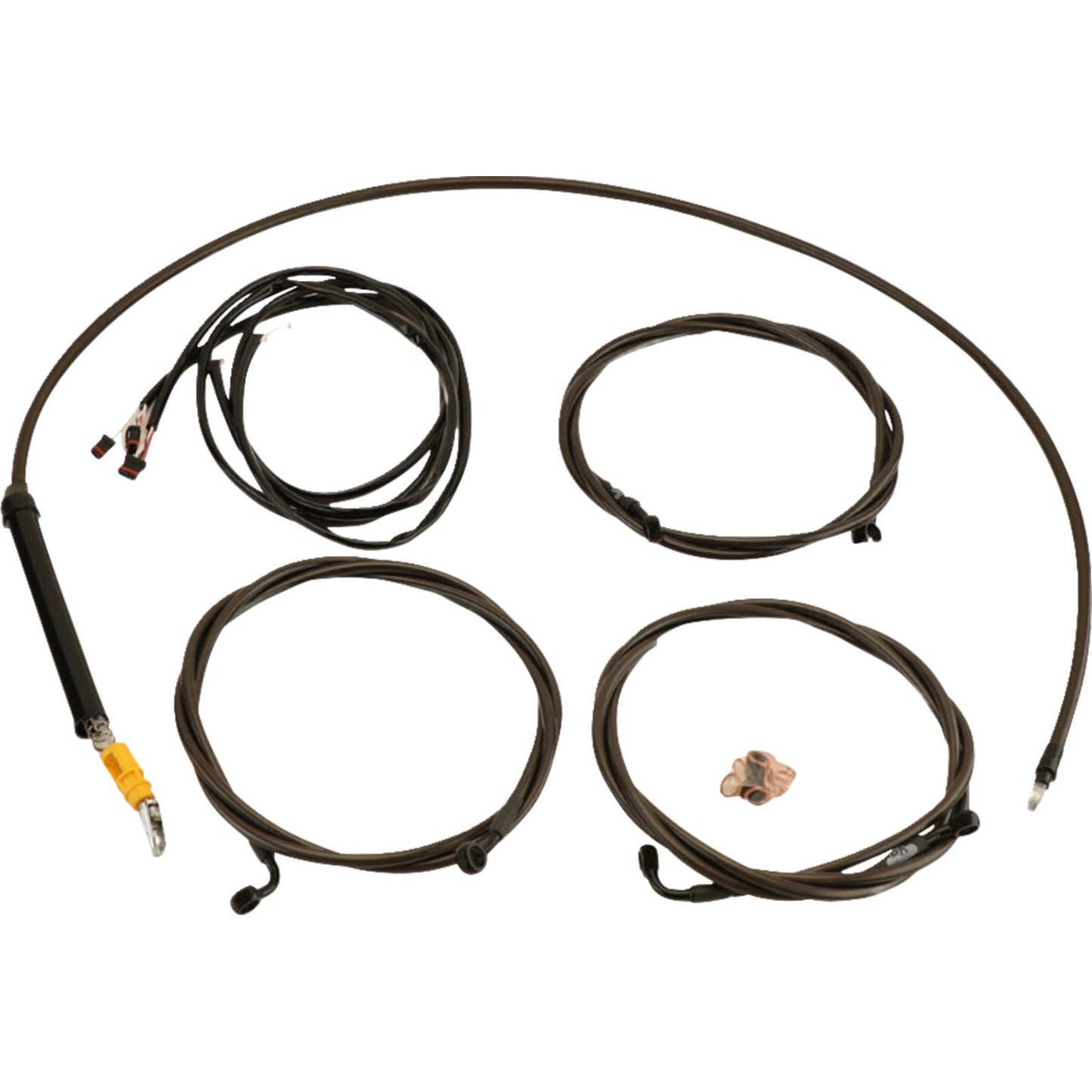 LA Choppers Cable Kit - Stock Handlebars - Midnight [MPN: LA-8059KT3-08M]_1480405