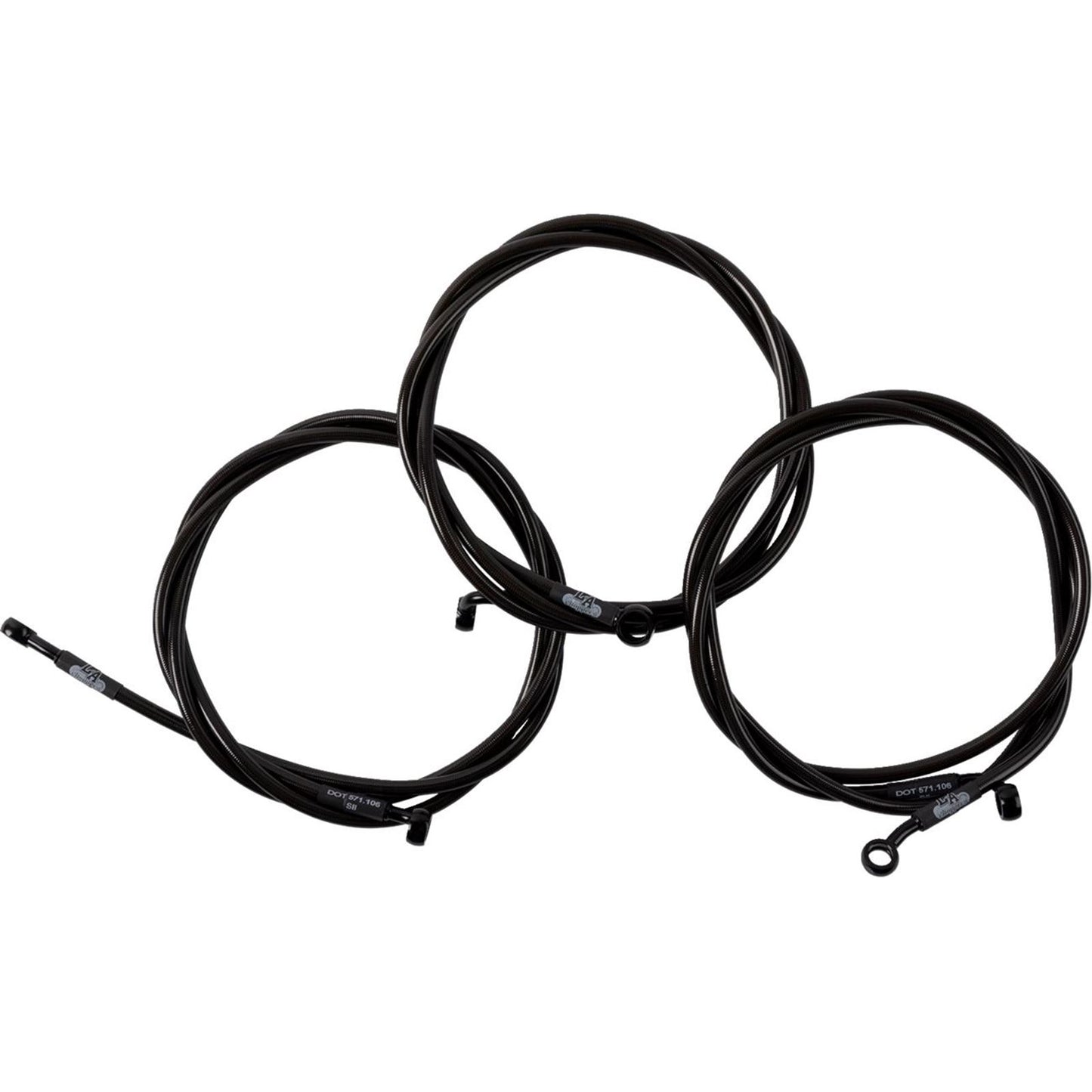 LA Choppers Brake Line - 24"+ - '12-'14 FL [MPN: LA-8059B13M]_1490685