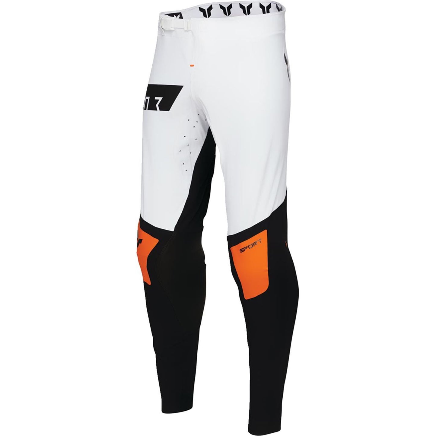 Thor Sportmode Rogue Pants - White/Orange - Size 34 OPEN BOX [MPN: 2901-11881]_1777768