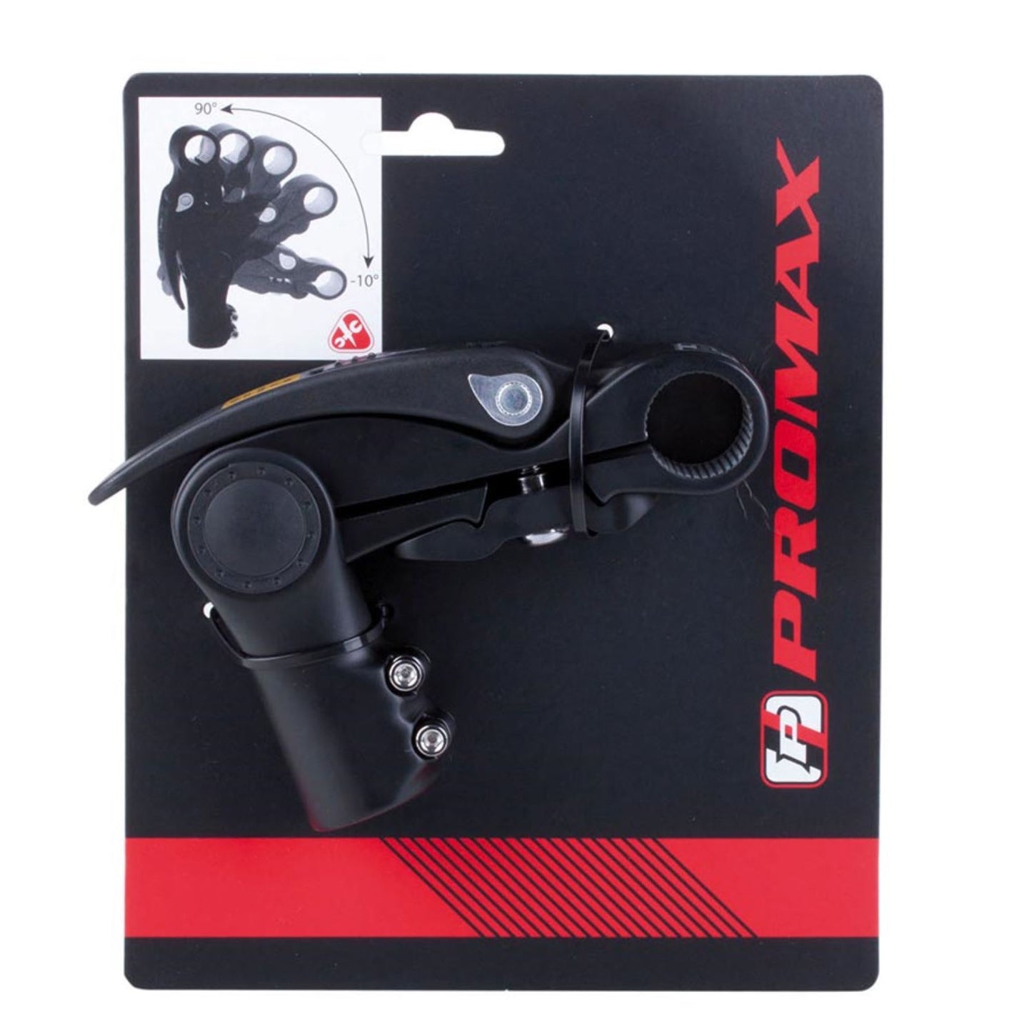Promax Ahead Handle Stem - Dia: 25.4mm Length: 110mm Steerer: 28.6mm - Black [MPN: 400315]_1480947