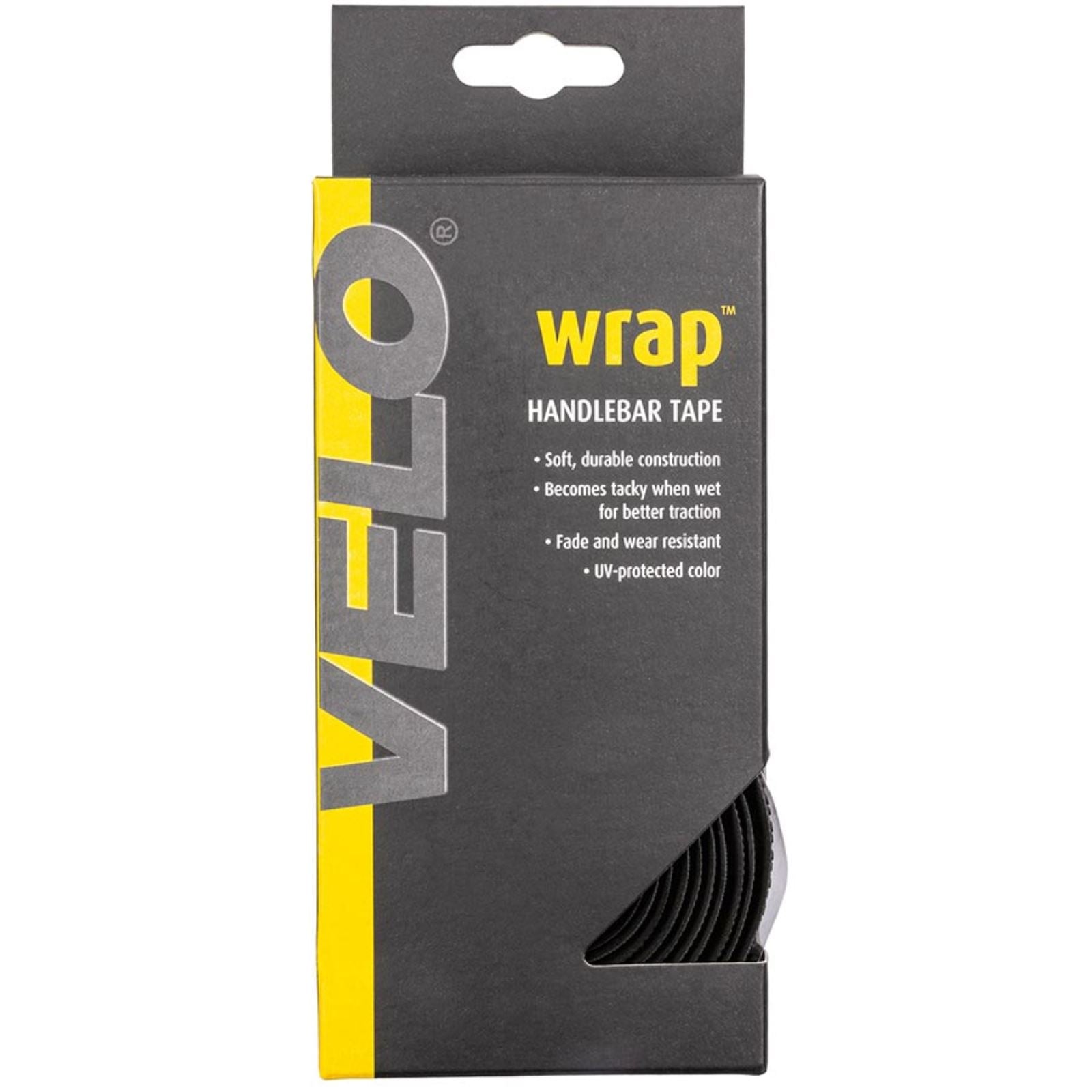 Velo Wrap DZ1 Tape Handlebar Tape - Black - Tacky Wrap Tearproof Textured [MPN: 410278]_1480922