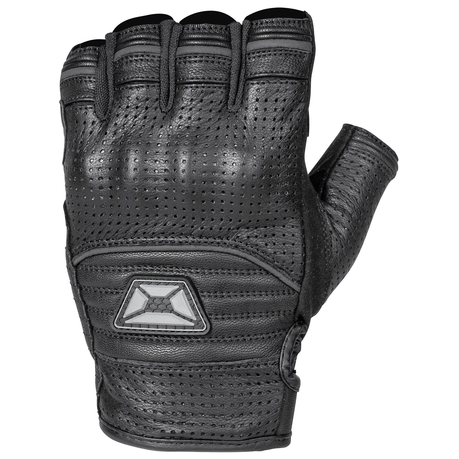 Cortech Flip-Off Armored Fingerless Gloves - Black_1481904