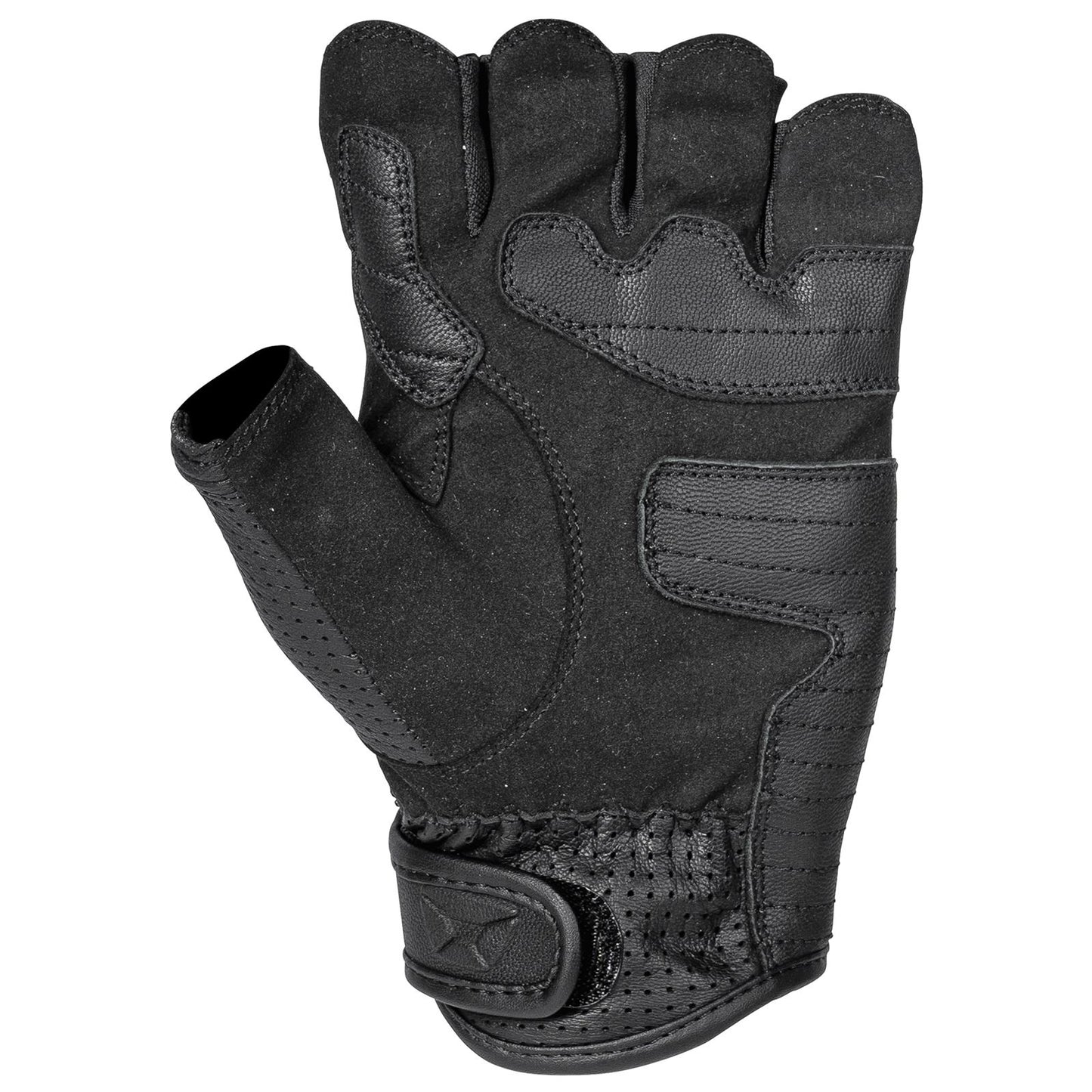 Cortech Flip-Off Armored Fingerless Gloves - Black_1481889