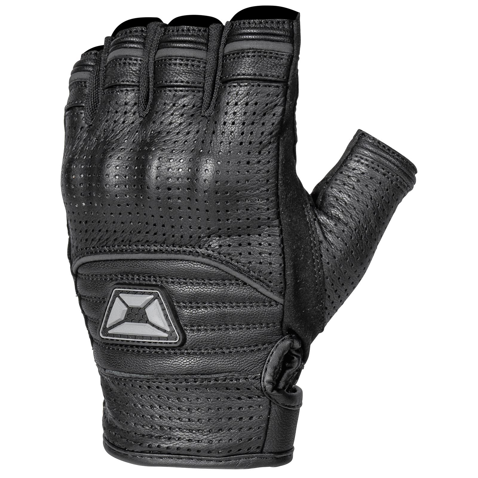 Cortech Flip-Off Armored Fingerless Gloves - Black_1481890