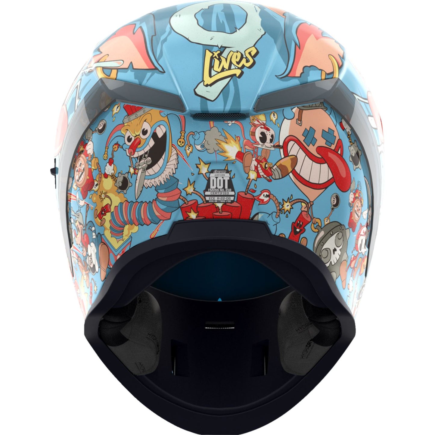 Icon Airform™ Helmet - 9 Lives - Blue_1483286