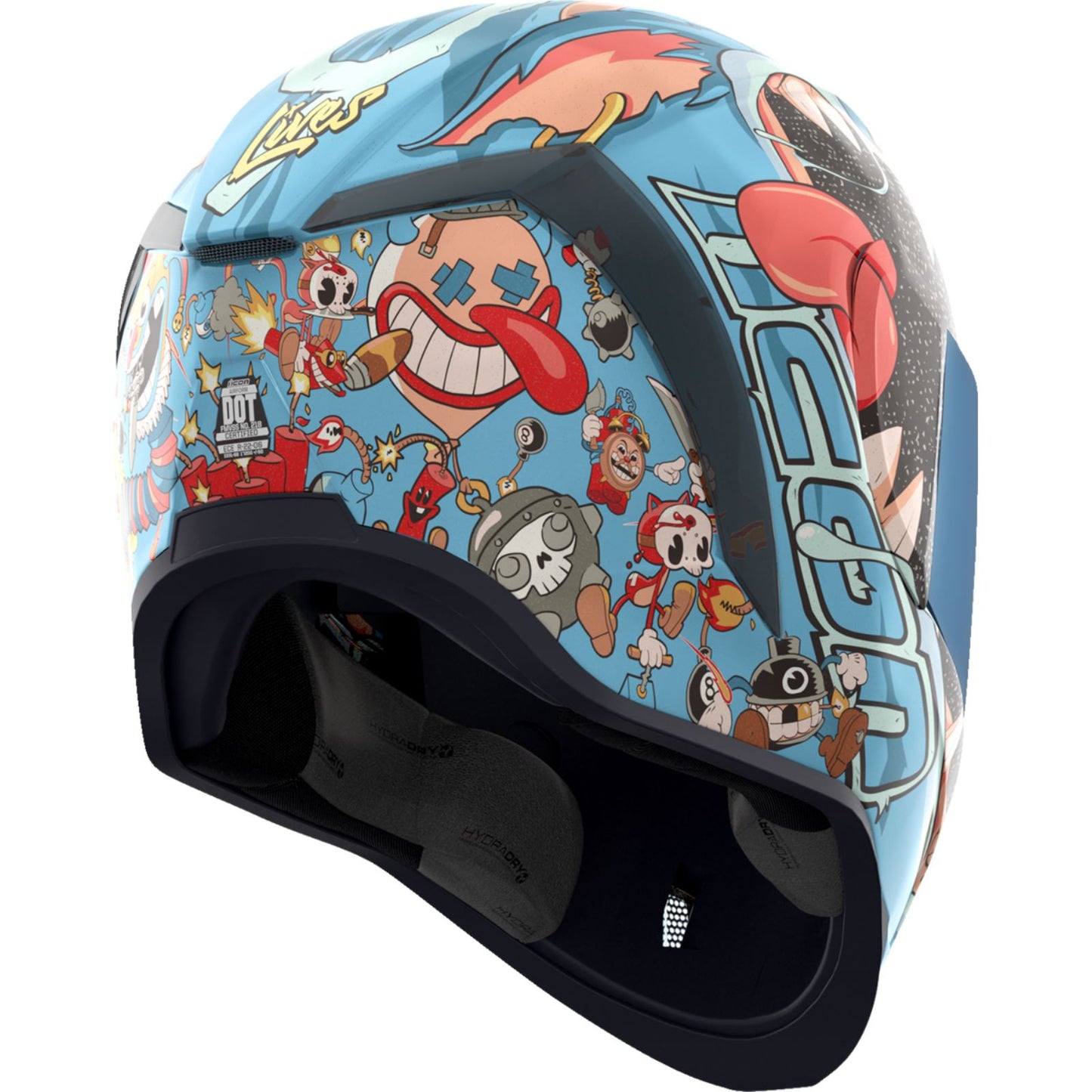Icon Airform™ Helmet - 9 Lives - Blue_1483287