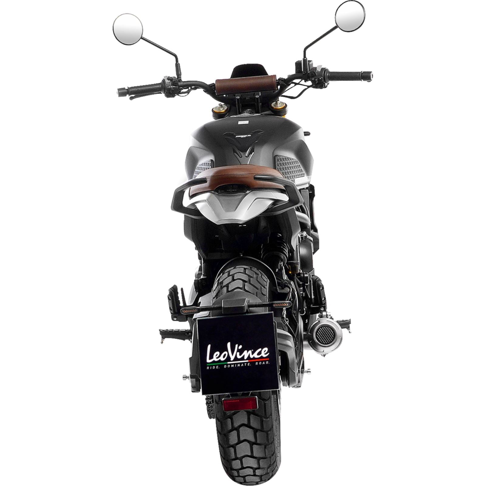 LeoVince LV-10 Slip-On Muffler - Carbon Fiber for Moto Morini [MPN: 15267CU]_1483387