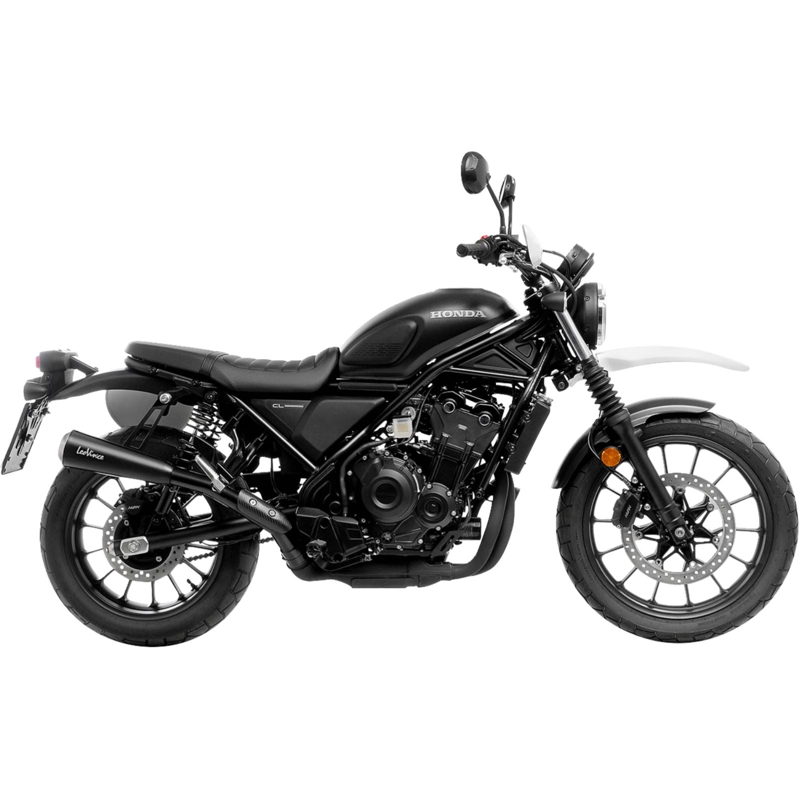 LeoVince GP One Slip-On Muffler for 2023-2024 Honda SCL500 [MPN: 15131FBU]_1483385