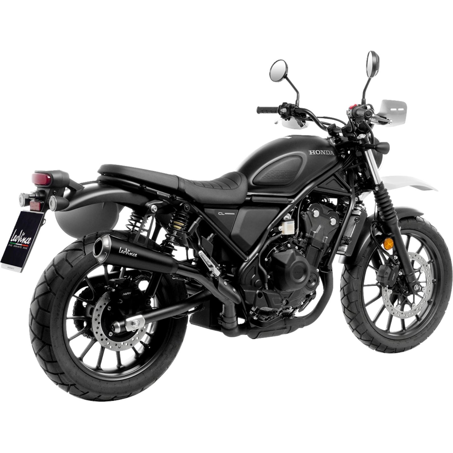 LeoVince GP One Slip-On Muffler for 2023-2024 Honda SCL500 [MPN: 15131FBU]_1483384