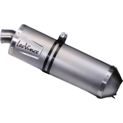 Leovince Slip-On Muffler - Stainless Steel for 2024 Kove 450 Rally [MPN: 14449EU]_1736066
