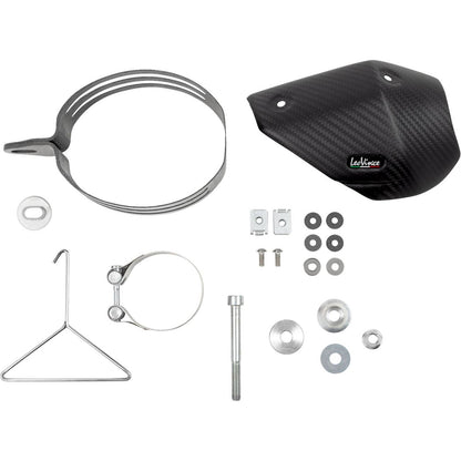 LeoVince Slip-On Muffler - Black Stainless Steel for Kove [MPN: 14449EBU]_1768617