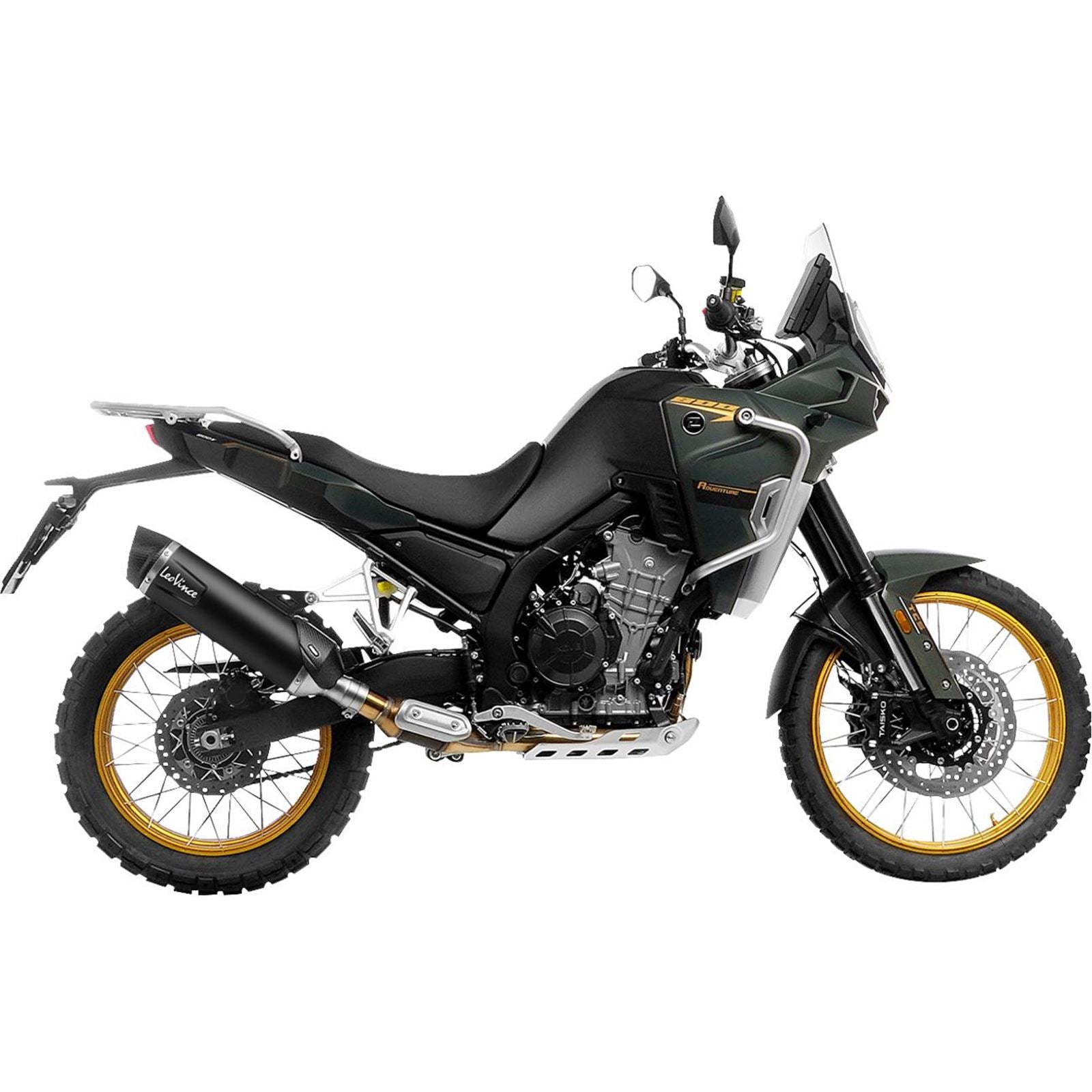 Leovince LV OneSlip-On Muffler - Black Stainless Steel [MPN: 14451EBU]_1487011