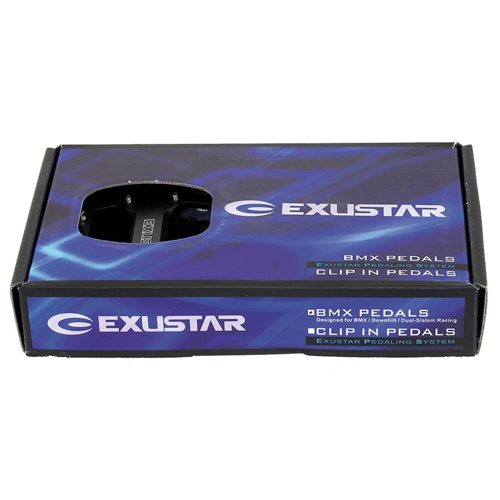 Exustar E-PC915 Lite Platform Pedals Body: Aluminum Spindle: Cr-Mo 9/16'' - Black [MPN: 311013]_1483658