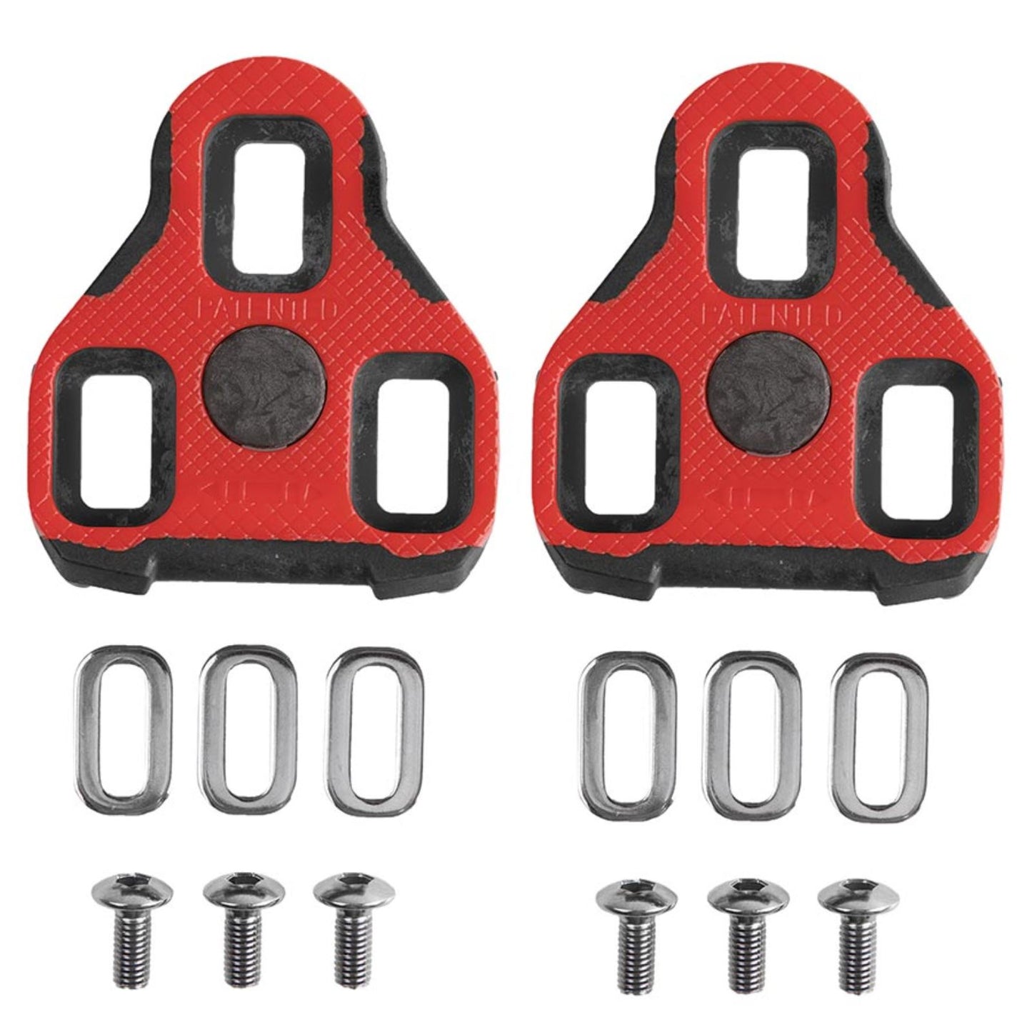 Exustar E-ARC11 Cleats Compatibility: Keo Grip - Float: 7° - Red [MPN: 311758]_1483705