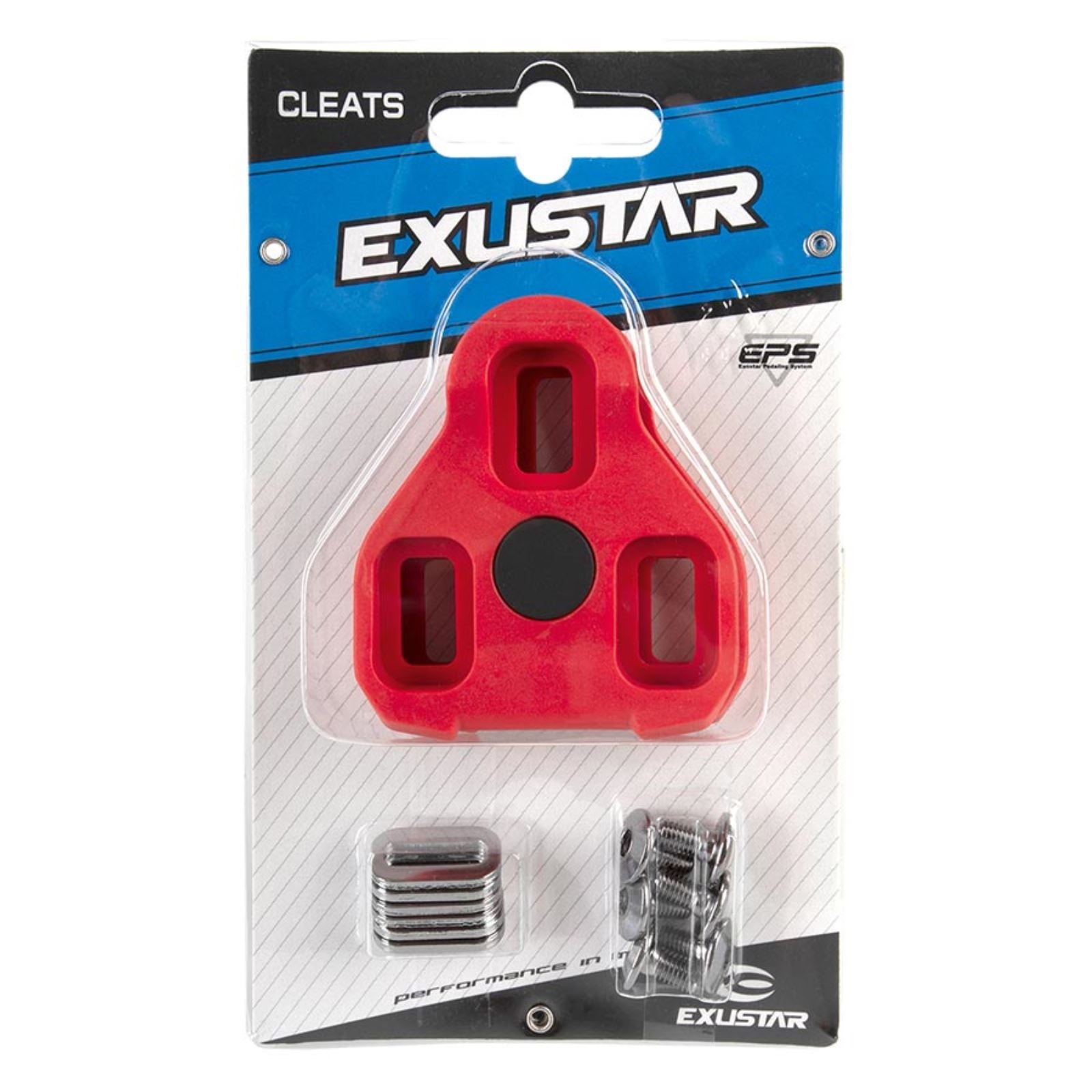 Exustar E-ARC10 Cleats Compatibility: Keo - Float: 10° - Red [MPN: 311786]_1483707