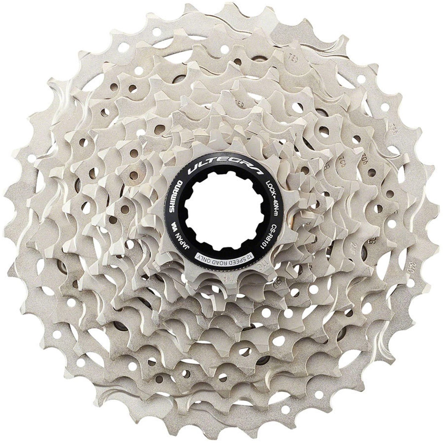 Shimano Ultegra CS-R8101 Cassette - 12-Speed, 11-34t, Silver [MPN: ICSR810112134]_1923208