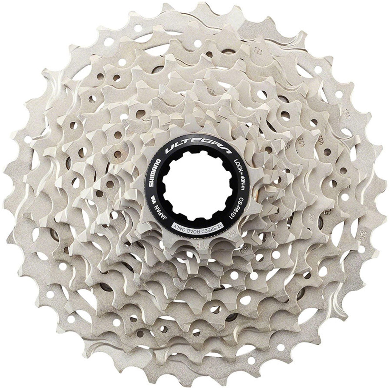 Shimano Ultegra CS-R8101 Cassette - 12-Speed, 11-34t, Silver [MPN: ICSR810112134]_1923208