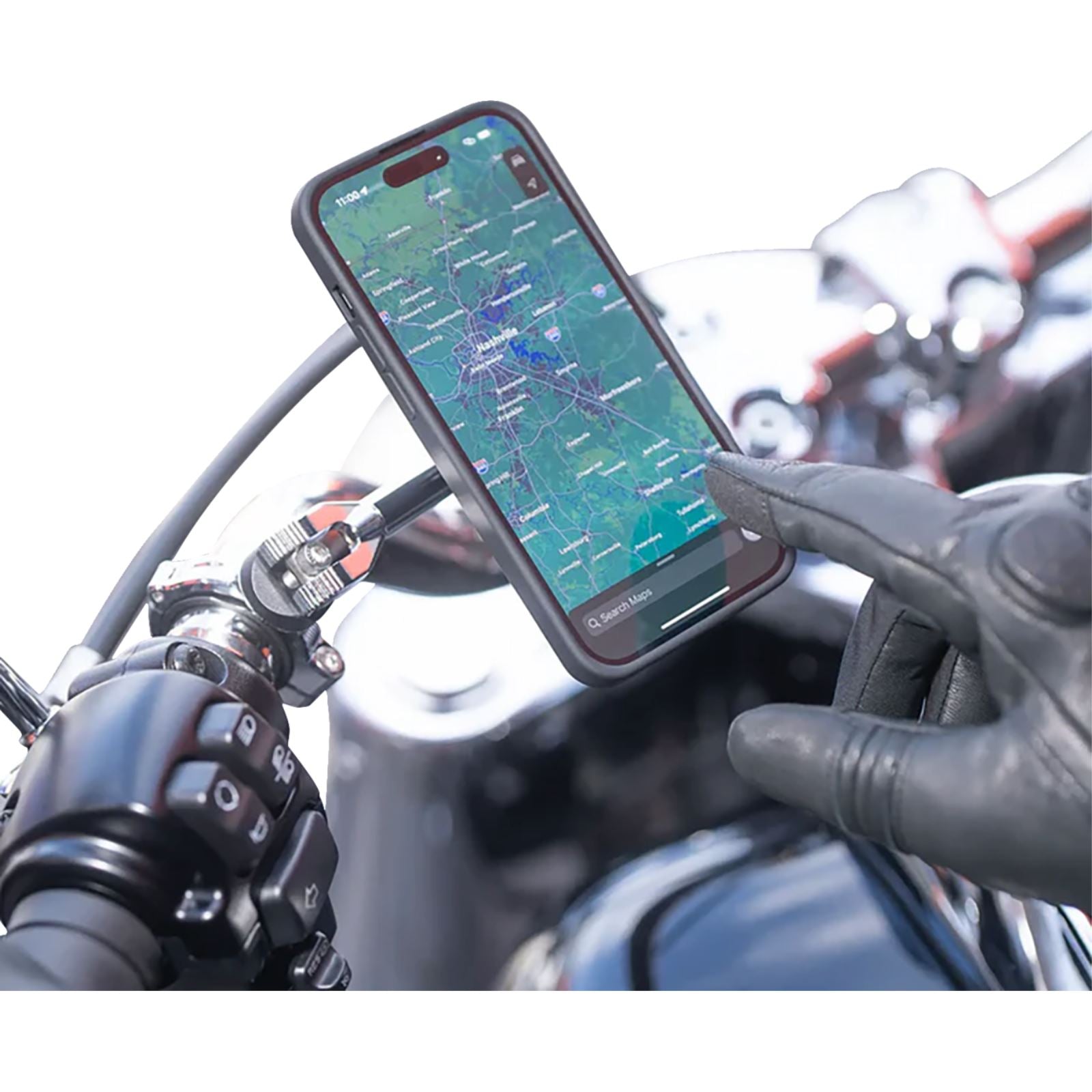 SP Connect 3D Phone Mount - 1-1/2" - Chrome [MPN: 52878]_1485082