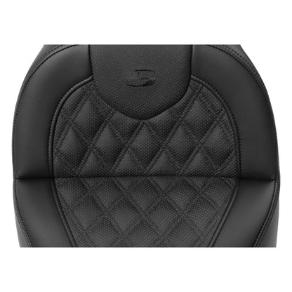 Saddlemen Roadsofa™ Seat with Backrest - Lattice Stitch - FXBR/S '18-'20 818-31-182BR_1702152