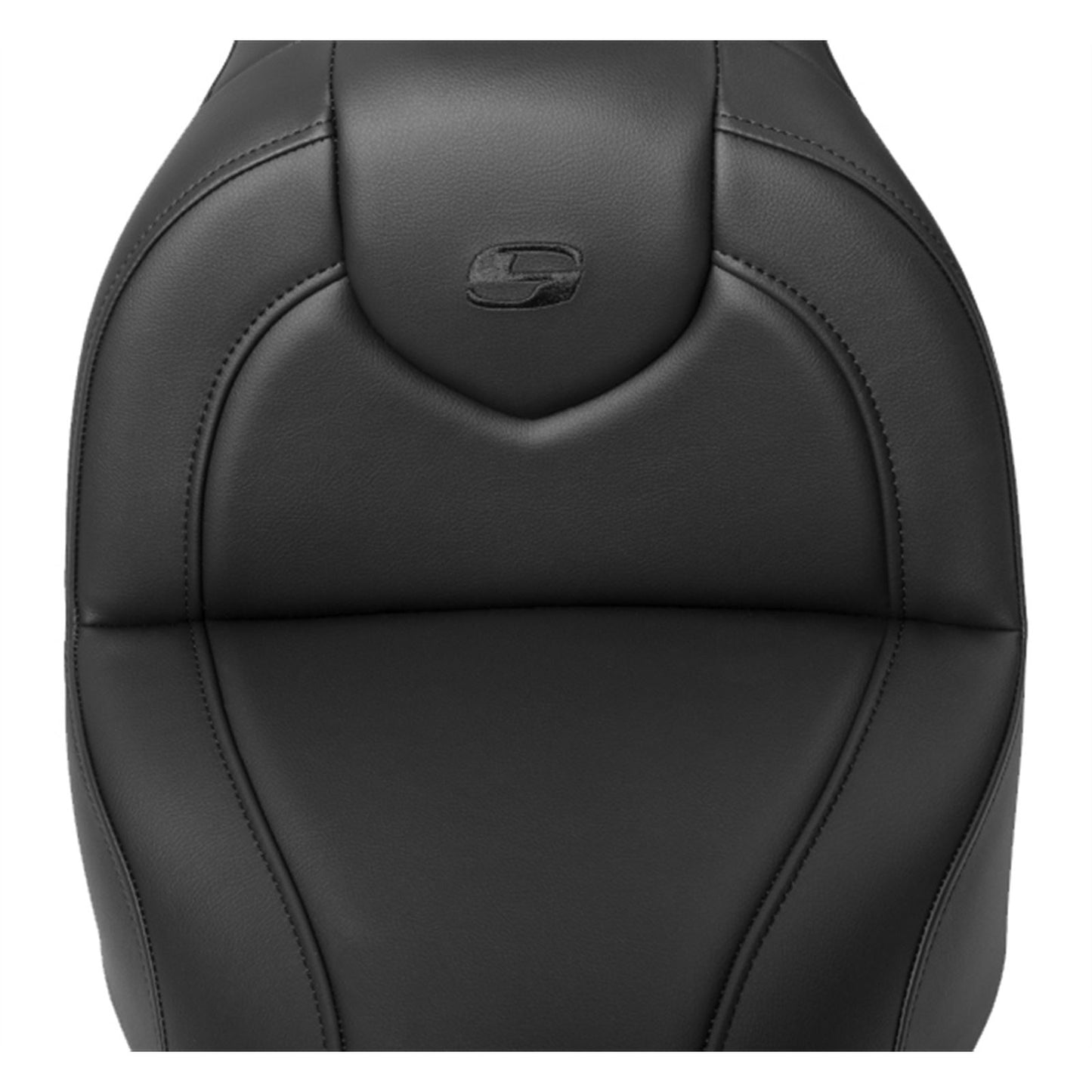 Saddlemen RoadSofa™ Seat with Backrest - Black Stitch - FXBR/S '18-'20 818-31-187BR_1702167