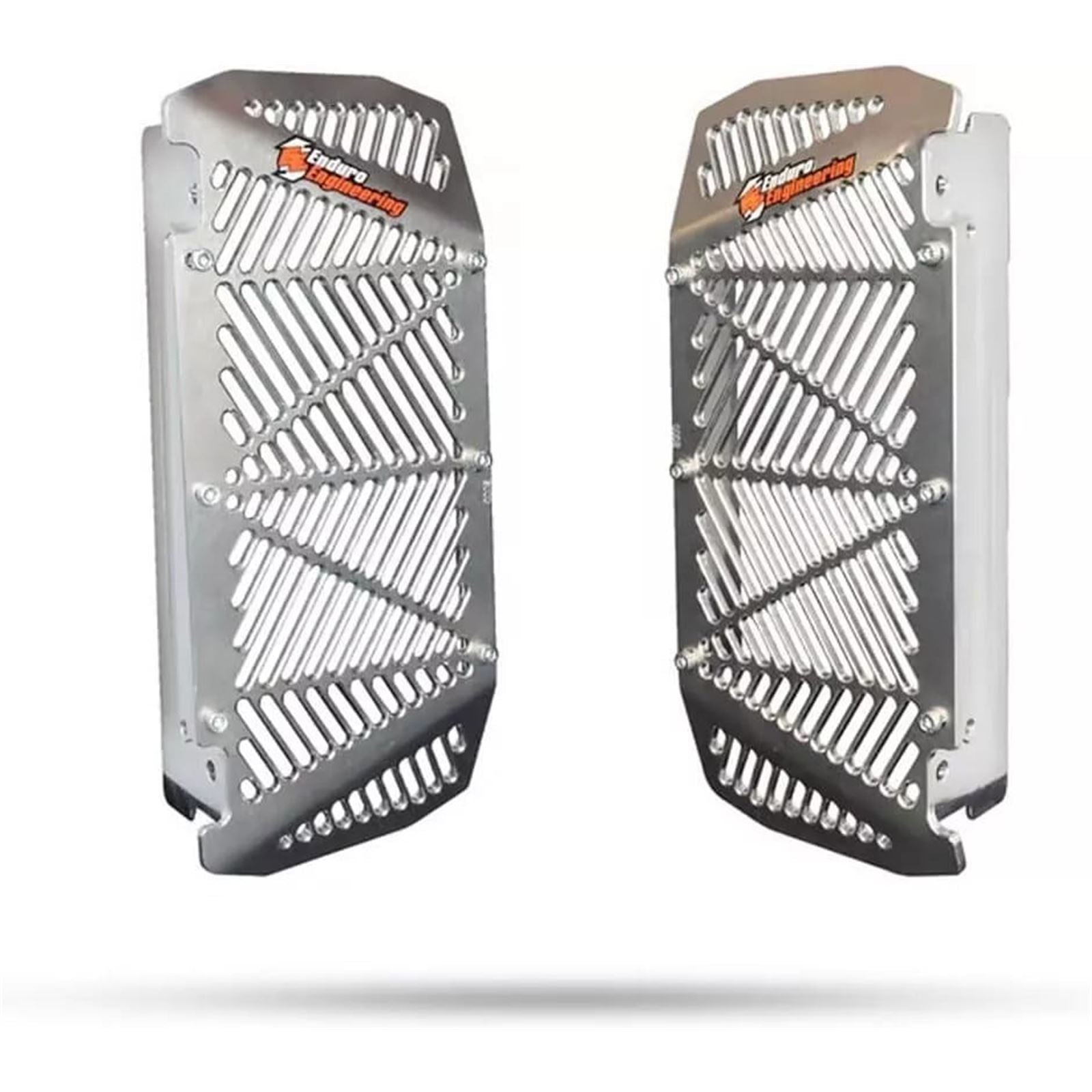 Moose Offroad Radiator Guards - Silver for Kawasaki 12-3000_1498706