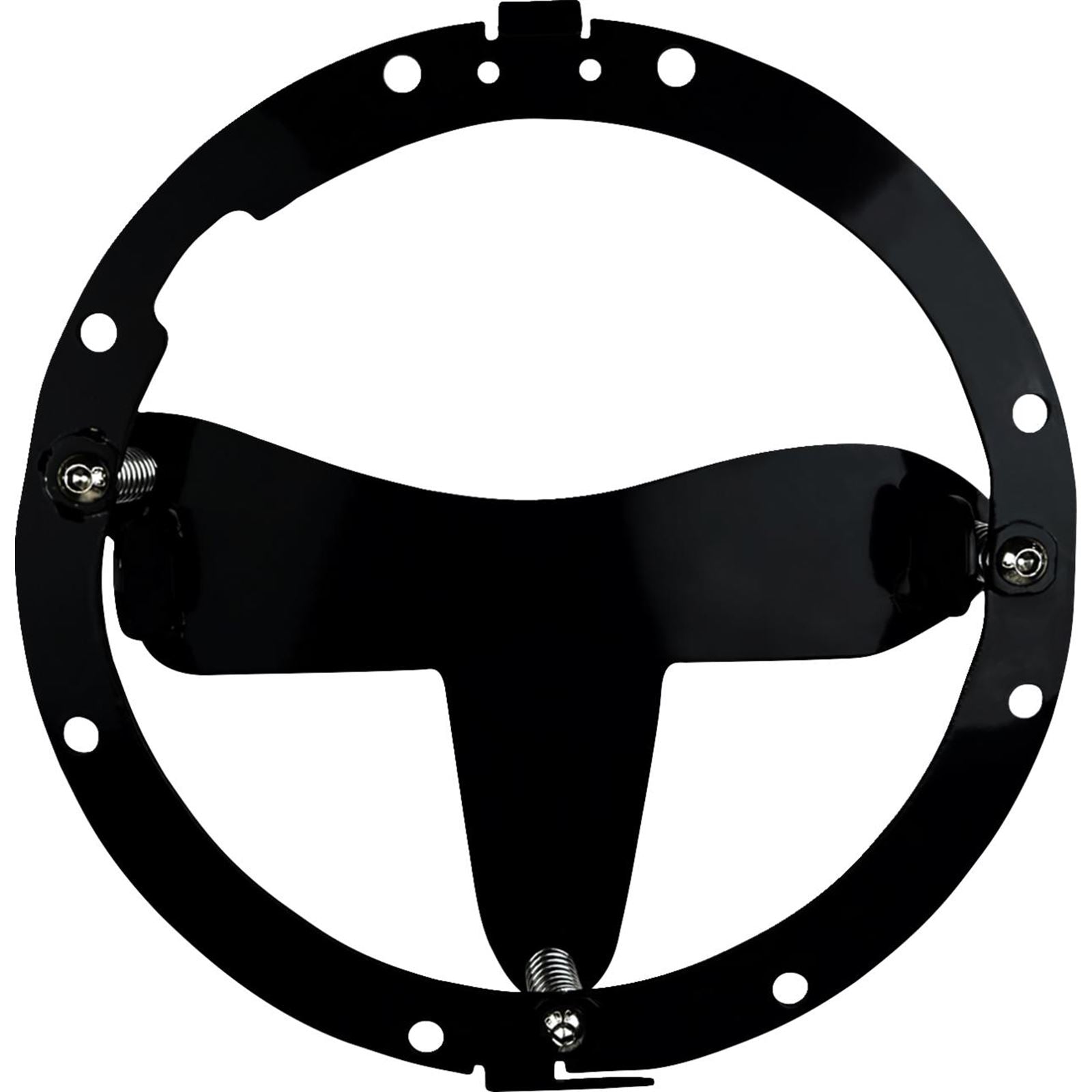 Custom Dynamics LED Headlight - Shark Demon® for Harley-Davidson® [MPN: SD2-BW-W]_1486769