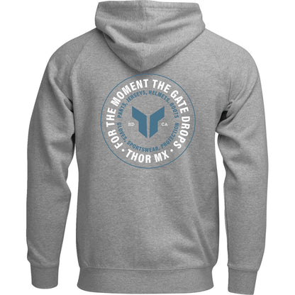 Thor Badge Zip-Up Hoodie - Heather Gray_1485422