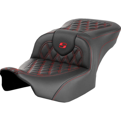 Saddlemen Roadsofa™ Seat - Red Lattice Stitch - FLTR/FLHX '23-'24 823-07-18204_1498012