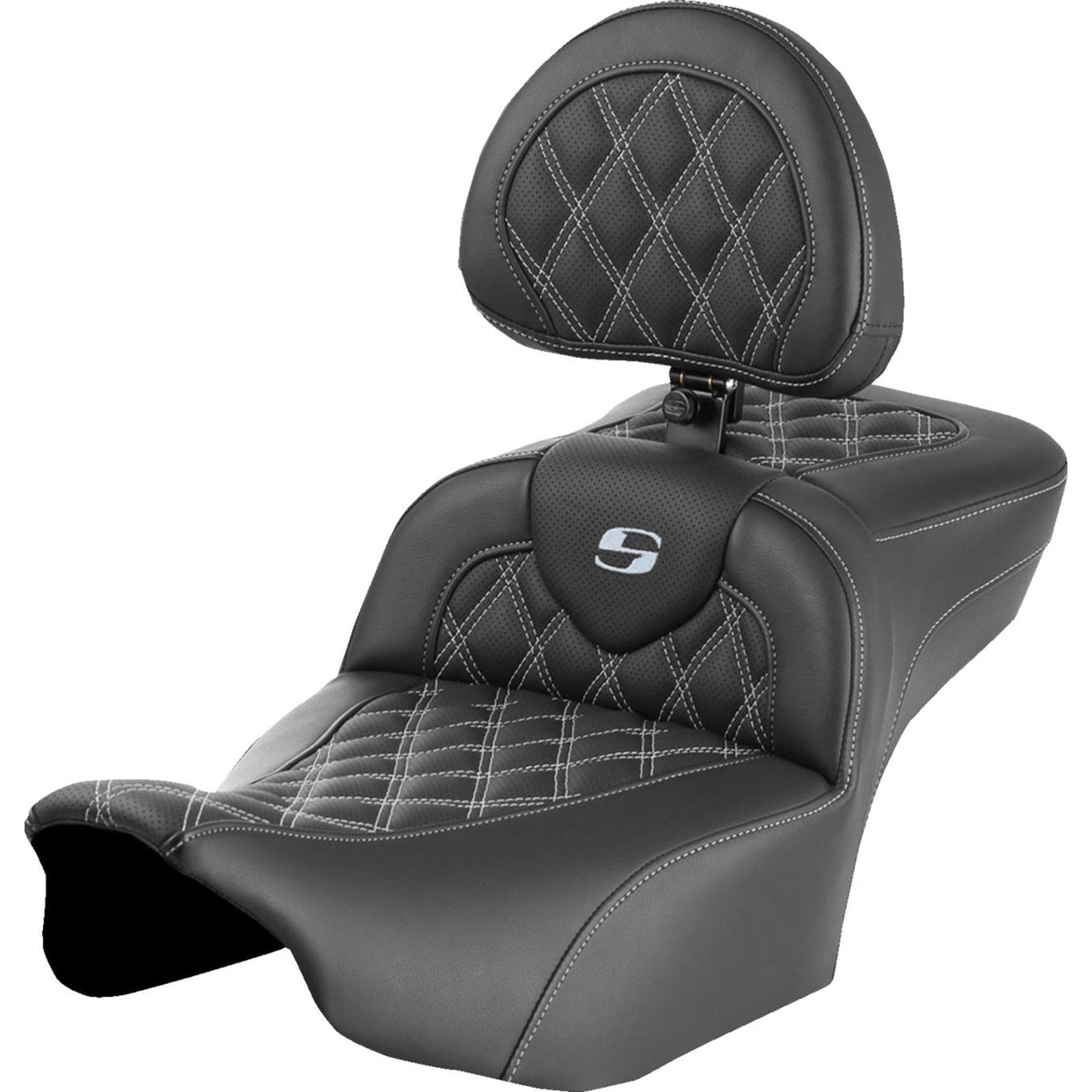 Saddlemen Roadsofa™ Extended Reach Seat - Lattice Stitch - FLTR/FLHX '23-'24 [MPN: 823-07-184B5]_1501291