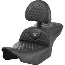 Saddlemen Roadsofa™ Seat - Honeycomb - Gray Stitch - FLTR/FLHX '23-'24 823-07-189B2_1523849