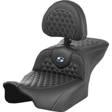 Saddlemen Roadsofa™ Seat - Honeycomb - Silver Stitch - FLTR/FLHX '23-'24 823-07-189B5_1523853
