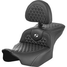 Saddlemen Roadsofa™ Seat - Honeycomb - White Stitch - FLTR/FLHX '23-'24 823-07-189B6_1523862
