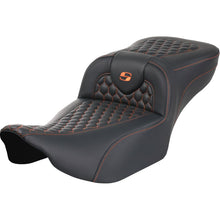 Saddlemen Roadsofa™ Extended Reach Seat - Honeycomb - Orange Stitch 823-07-19003_1485950
