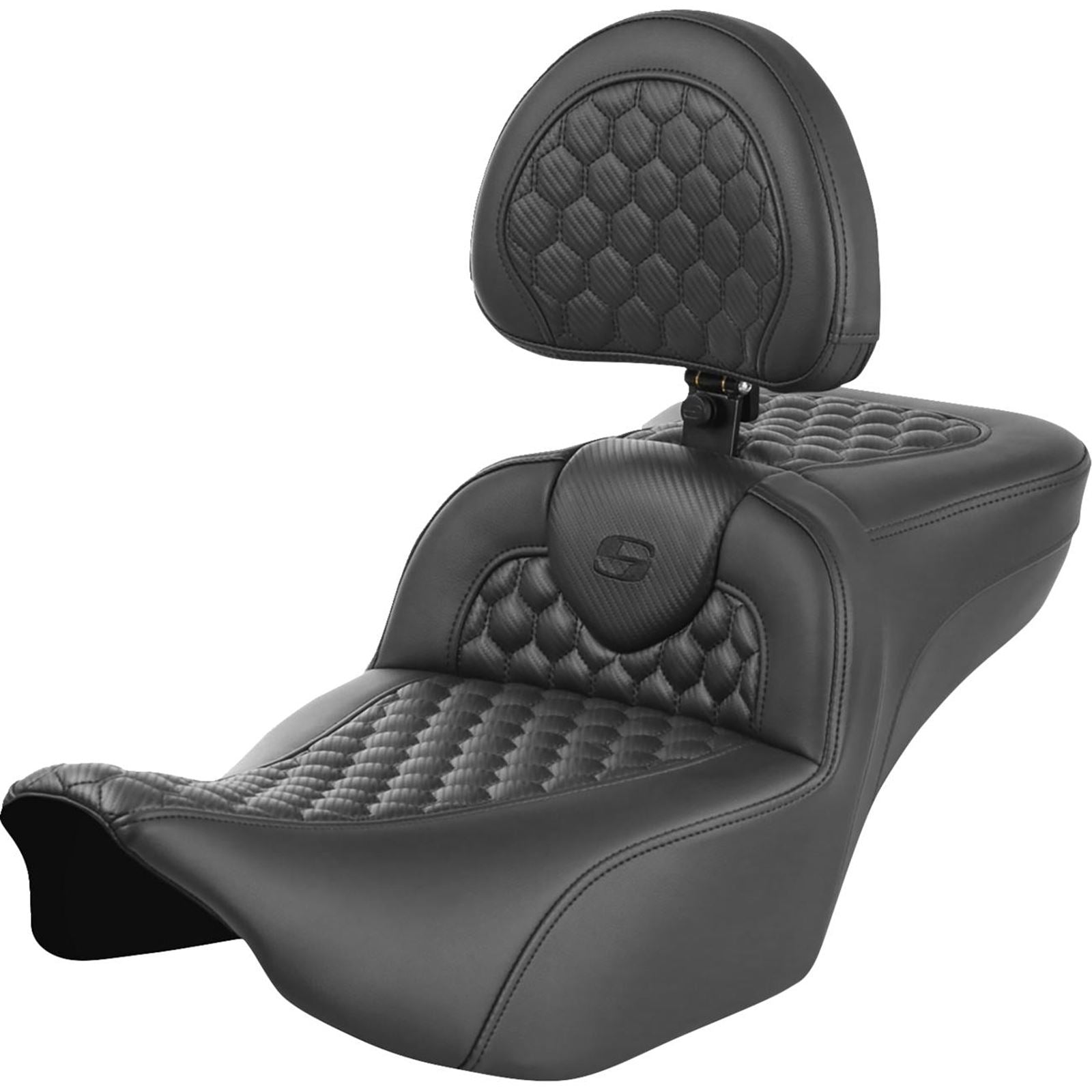 Saddlemen Roadsofa™ Extended Reach Seat - Honeycomb - FLTR/FLHX '23-'24 823-07-190B0_1488127