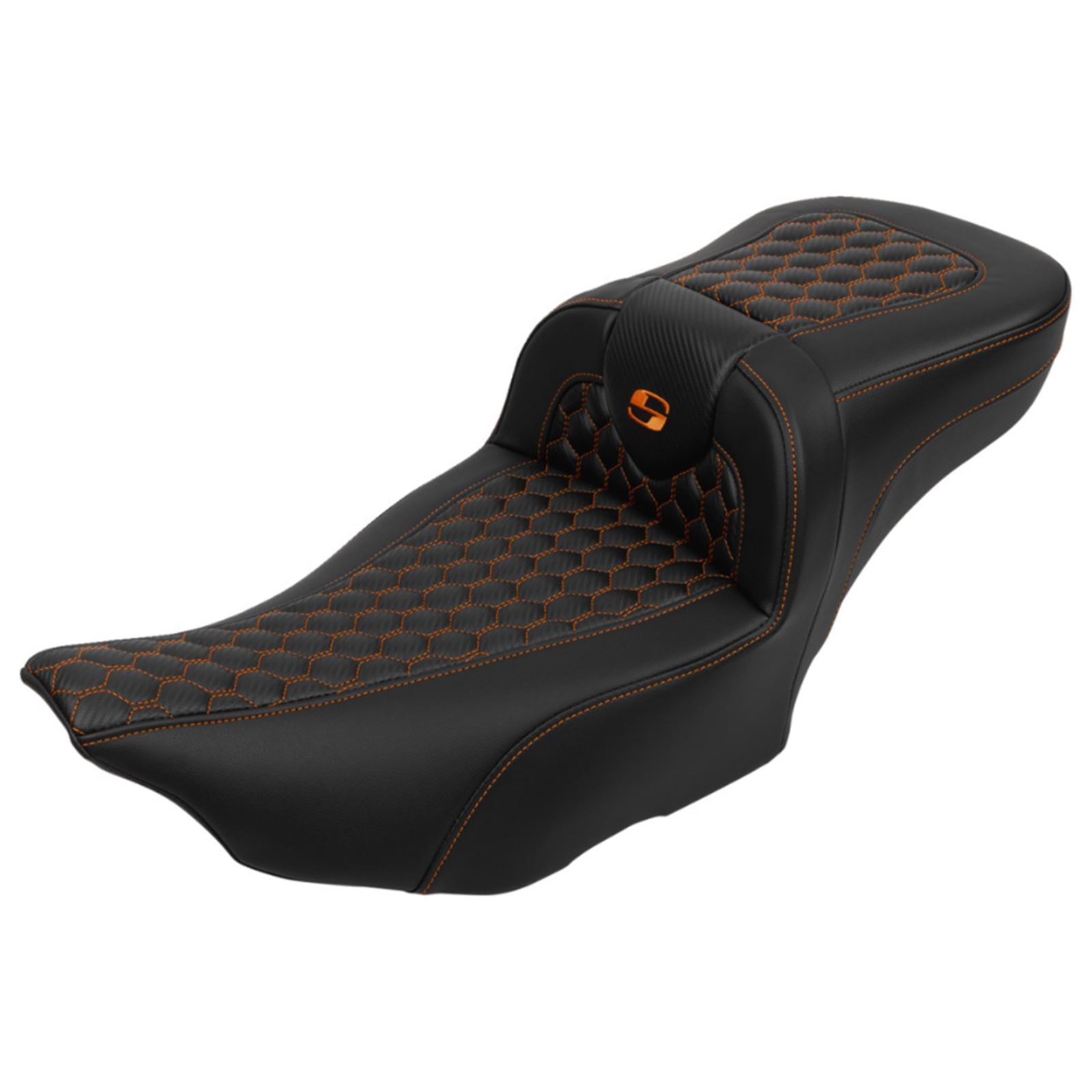 Saddlemen Roadsofa™ Extended Reach Seat with Backrest - FLTR/FLHX '23-'24 823-07-190B3_1701972