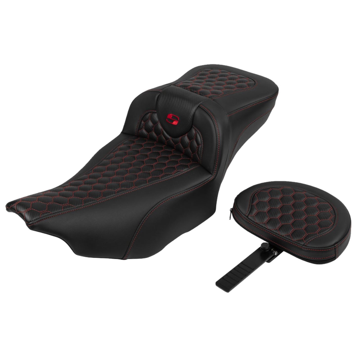 Saddlemen Roadsofa™ Extended Reach Seat with Backrest - FLTR/FLHX '23-'24 823-07-190B4_1701977