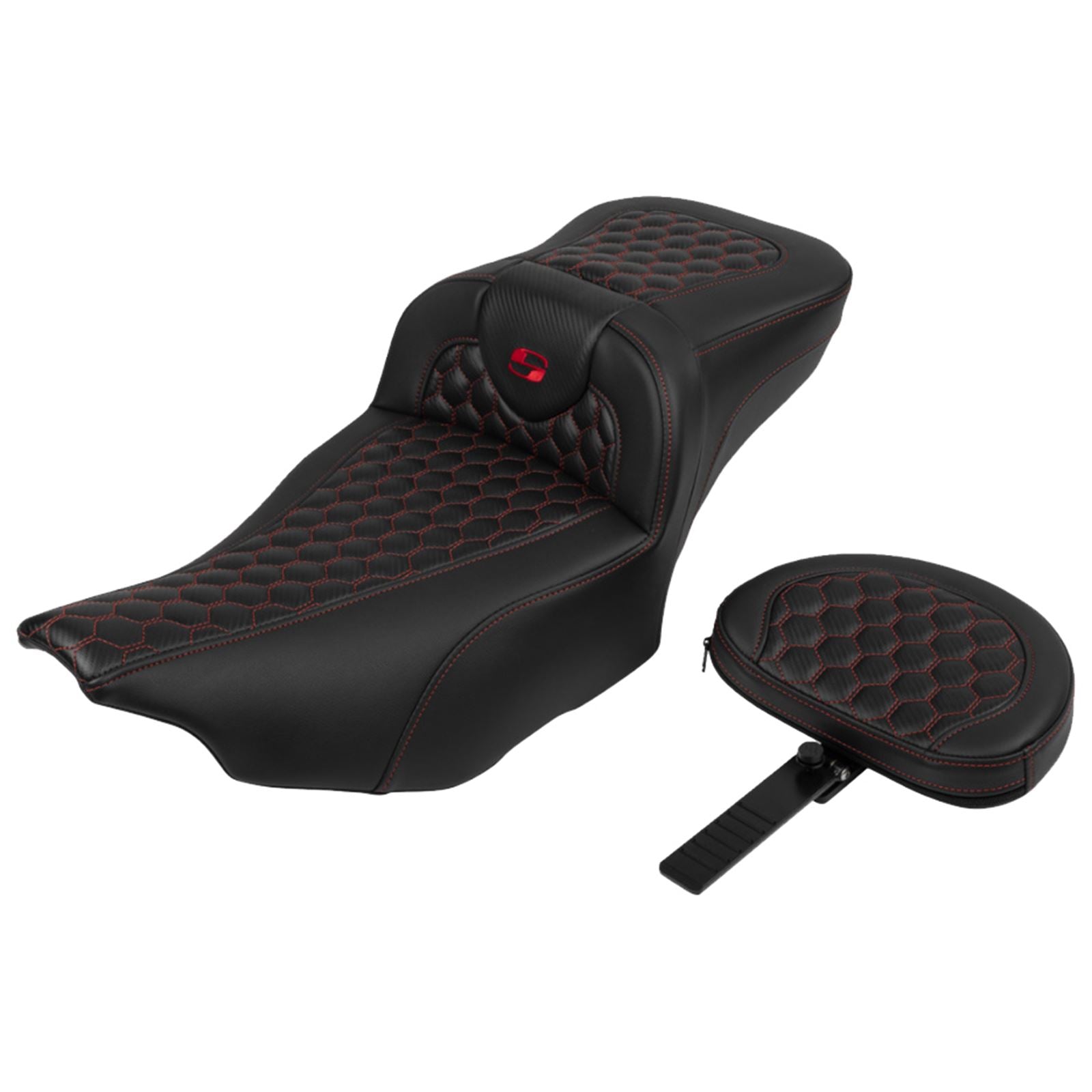 Saddlemen Roadsofa™ Extended Reach Seat with Backrest - FLTR/FLHX '23-'24 823-07-190B4_1701977